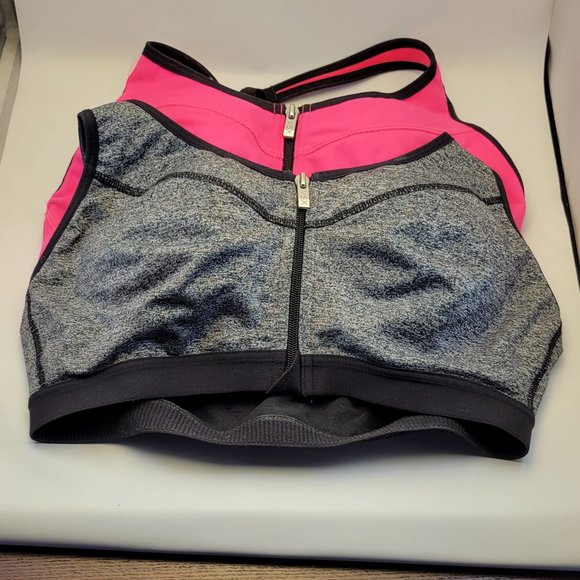 Victorias Secret Sports Bras Set Of Two Pink & Grey 34B - Picture 2 of 7